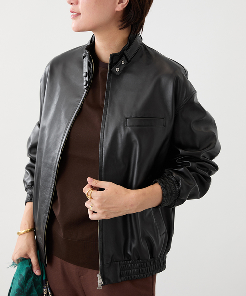 羊革 黒 レザージャケット 23区/アンタイトル/イエナ/ザラ/シップス/ロペ 羊革 黒 レザージャケット 23区/アンタイトル/イエナ/ザラ