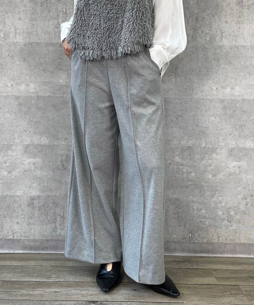 Jines(ジネス)の「ピンタックワイドパンツ(その他パンツ・レディース・ホワイト/グレー/ブラック・38)」の7枚目の写真
