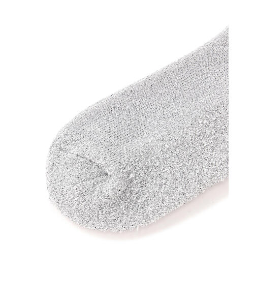 PEARLY GATES（パーリーゲイツ）の「【PEARLY GATES】グリッターミドルソックス (LADIES)（ソックス/靴下・レディース・ホワイト/ブラック・FREE）」の5枚目の写真