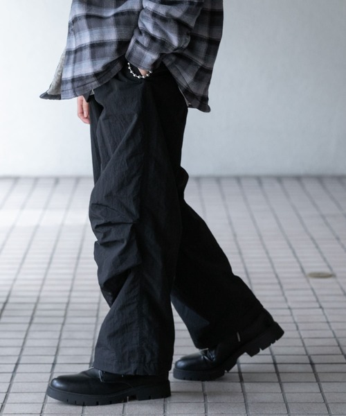 SENSE OF PLACE by URBAN RESEARCH（センスオブプレイスバイアーバンリサーチ）の「パデッドイージーパンツ（その他パンツ・メンズ・ブラック/チャコールグレー・MEDIUM/LARGE）」の8枚目の写真