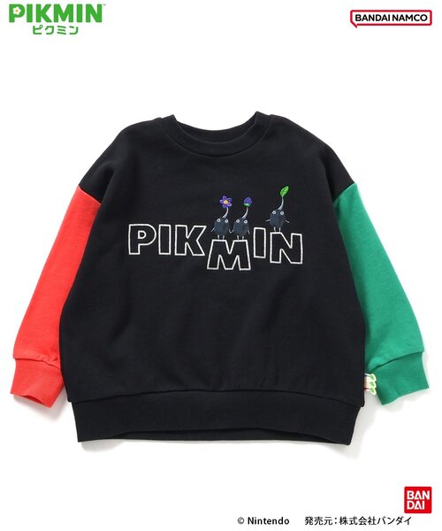 ブリーズ BREEZE 【ピクミン】カラフルトレーナー　ブラック　140cm ピクミン】カラフルトレーナー（スウェット）｜BREEZE（ブリーズ）の