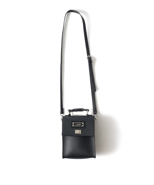 Subciety(サブサエティ)の「Faux leather mini shoulder bag(ショルダーバッグ・メンズ・ブラック・FREE)」の9枚目の写真