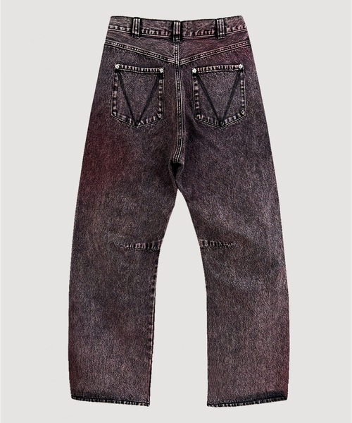 VIAVANDA（ヴィアヴァンダ）の「COLOR BOYFRIEND DENIM（デニムパンツ・レディース・イエロー/ピンク・MEDIUM/SMALL）」の10枚目の写真