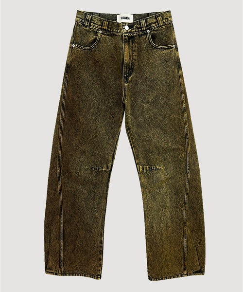 VIAVANDA（ヴィアヴァンダ）の「COLOR BOYFRIEND DENIM（デニムパンツ・レディース・イエロー/ピンク・MEDIUM/SMALL）」の21枚目の写真