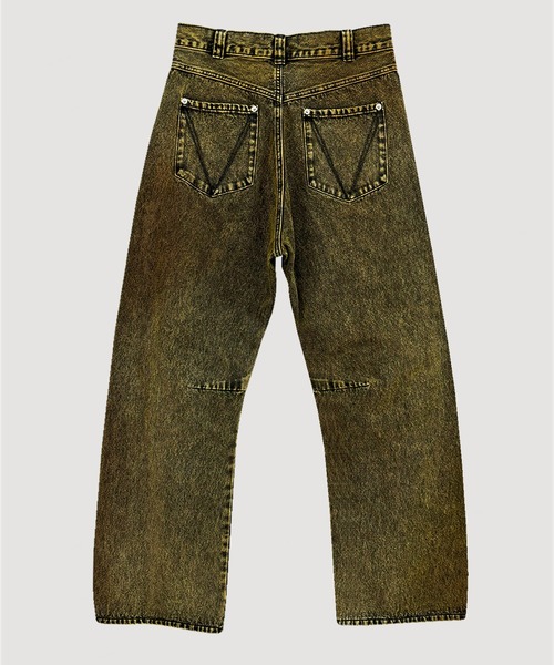 VIAVANDA（ヴィアヴァンダ）の「COLOR BOYFRIEND DENIM（デニムパンツ・レディース・イエロー/ピンク・MEDIUM/SMALL）」の22枚目の写真