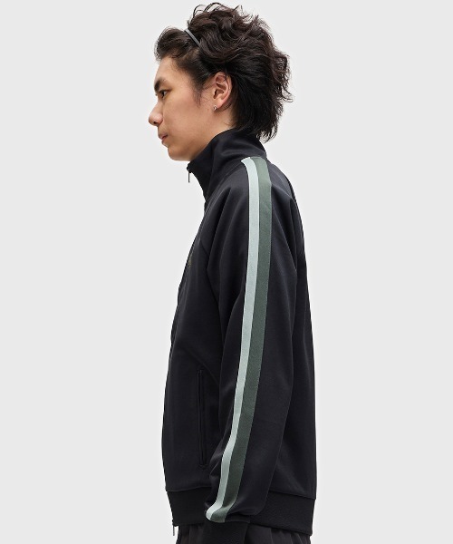 セール】Two Colour Tape Track Jacket／ツーカラーテープ