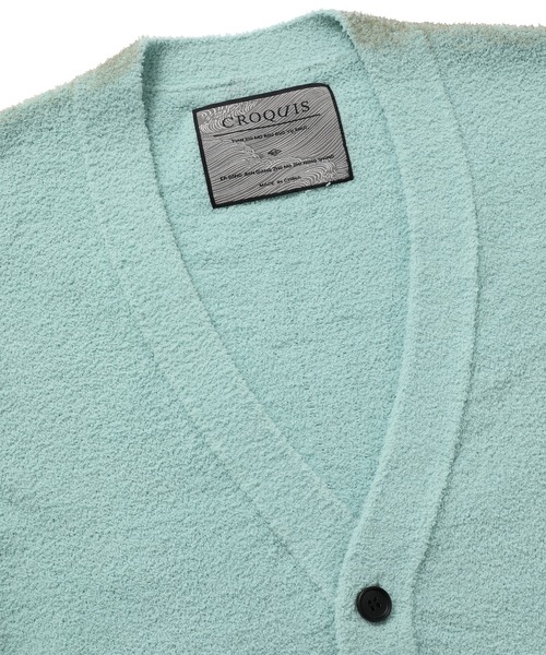 JNBY（ジェーエヌビーワイ）の「Spray-printed Chenille Cardigan / カーディガン（カーディガン/ボレロ・メンズ・グリーン・44）」の4枚目の写真