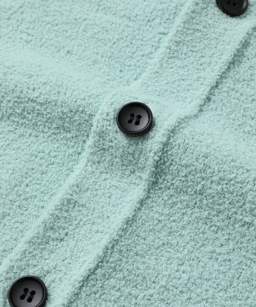 JNBY（ジェーエヌビーワイ）の「Spray-printed Chenille Cardigan / カーディガン（カーディガン/ボレロ・メンズ・グリーン・44）」の6枚目の写真