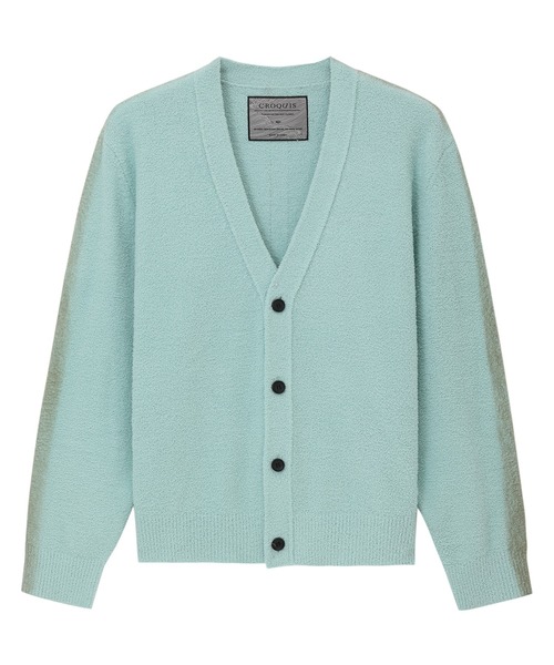 JNBY（ジェーエヌビーワイ）の「Spray-printed Chenille Cardigan / カーディガン（カーディガン/ボレロ・メンズ・グリーン・44）」の2枚目の写真