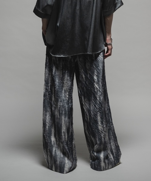 Casper John ワッシャーバギーパンツ ブラック S Washer baggy pants/ワッシャーバギーパンツ（その他パンツ