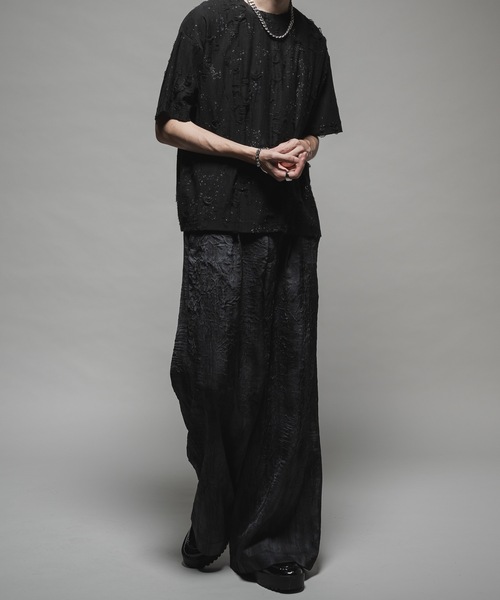 Casper John ワッシャーバギーパンツ ブラック S CASPER JOHN（キャスパージョン）の「Washer baggy pants