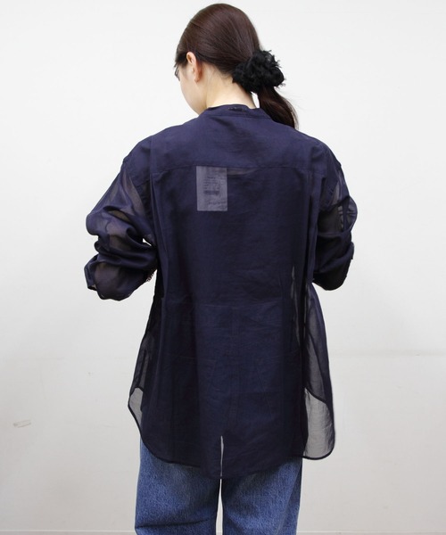 ORCIVAL/オーシバル バンドカラーシャツ BAND COLLAR SHIRT OR