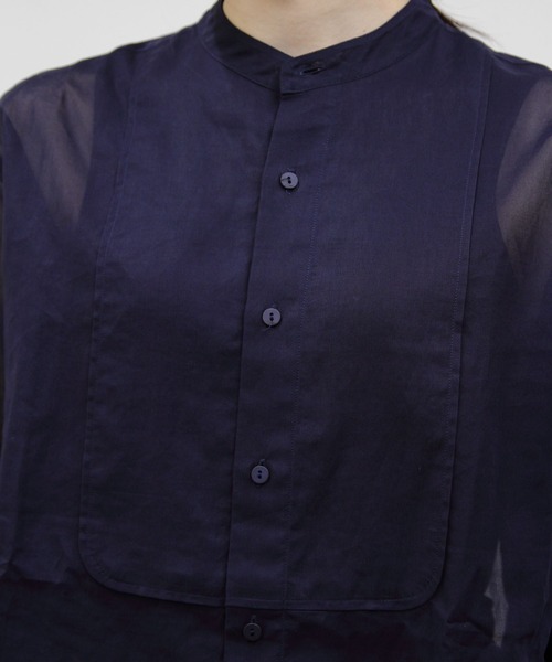 ORCIVAL/オーシバル　バンドカラーシャツ ORCIVAL/オーシバル バンドカラーシャツ BAND COLLAR SHIRT OR