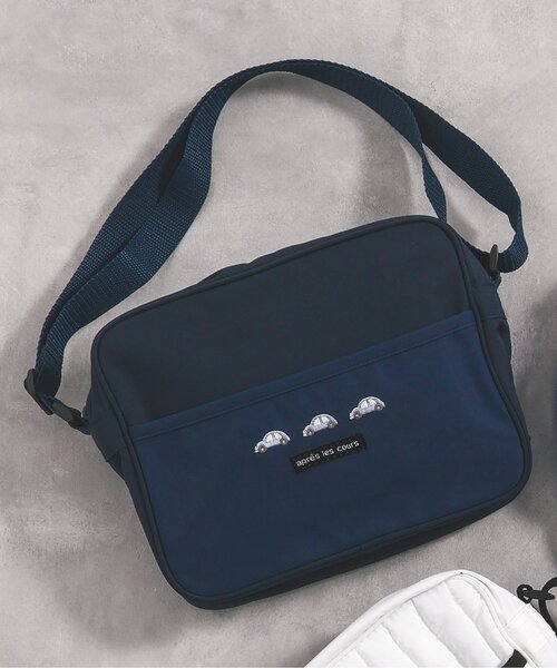 apres les cours（アプレレクール）の「WEB限定デザイン通園バッグ（ショルダーバッグ・キッズ・ラベンダー/アイボリー/ブルー・FREE）」の2枚目の写真