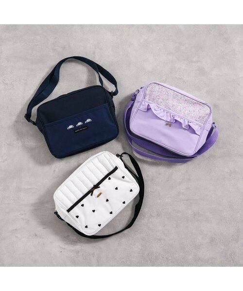 apres les cours（アプレレクール）の「WEB限定デザイン通園バッグ（ショルダーバッグ・キッズ・ラベンダー/アイボリー/ブルー・FREE）」の11枚目の写真