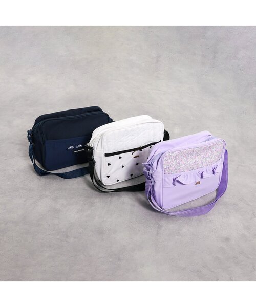 apres les cours（アプレレクール）の「WEB限定デザイン通園バッグ（ショルダーバッグ・キッズ・ラベンダー/アイボリー/ブルー・FREE）」の10枚目の写真