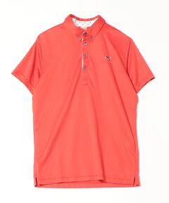 プーマ ゴルフ ストレッチ ハイブリッドネック 半袖 ポロシャツ ウェア M PUMA ポロシャツ プーマ メンズ ゴルフ PF ストレッチ