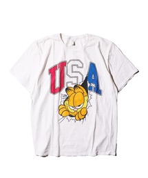 THRIFTY LOOK / スリフティールック THRIFTY"GARFIELD"TEE ガーフィールド キャラクターTシャツ ユーズド加工
