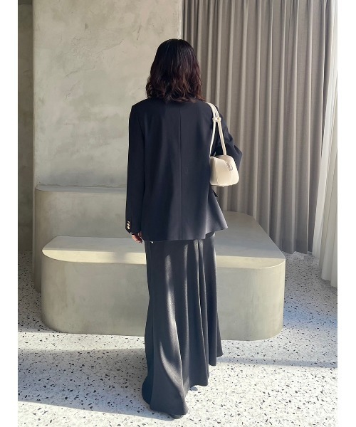 Mila Owen（ミラオーウェン）の「金釦ダブルブレストブレザー（テーラードジャケット・レディース・ダークネイビー/アイボリー/ブルー・FREE）」の7枚目の写真