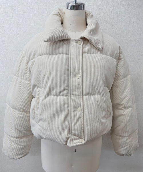 コーディロイ中綿ブルゾンショート（ブルゾン）｜roomy（ルーミー）