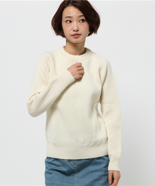 CIAOPANIC（チャオパニック）の「【Ciaopanic】　NECKSWEATER（ニット/セーター・レディース・ホワイト/グレー/ブラック・X-SMALL）」の2枚目の写真
