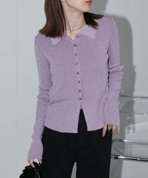 ap retro（アプレトロ）の「【新色追加】ポロニット リブカーディガン/サイズ展開あり（カーディガン/ボレロ）」