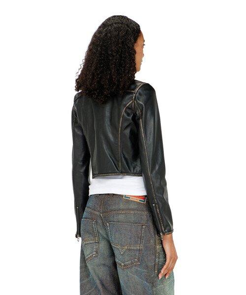 DIESEL（ディーゼル）の「ウィメンズ ジャケット G-LOBE（ライダースジャケット・レディース・ブラック・36/38/44/40/42）」の12枚目の写真