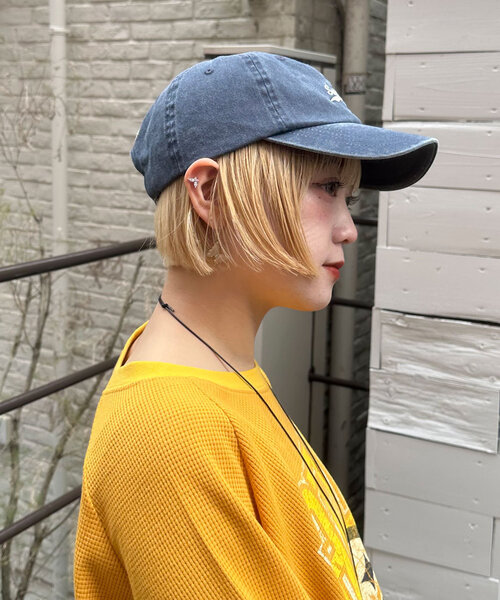 CIAOPANIC(チャオパニック)の「ピグメント刺繍カラーキャップ(キャップ・レディース・レッド/ブラウン/ネイビー/イエロー・ONE SIZE)」の18枚目の写真