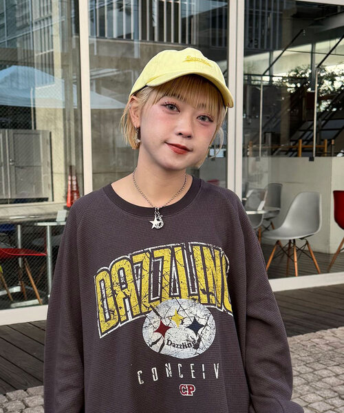 CIAOPANIC(チャオパニック)の「ピグメント刺繍カラーキャップ(キャップ・レディース・レッド/ブラウン/ネイビー/イエロー・ONE SIZE)」の19枚目の写真