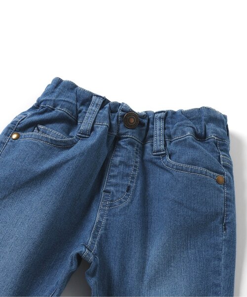 BREEZE(ブリーズ)の「【WEB限定/ジュニア対応】すぽ軽スキニーパンツ(デニムパンツ・キッズ・ブルー/ブラック/サックスブルー・140/150/120/130/80/90/100/110/160)」の15枚目の写真