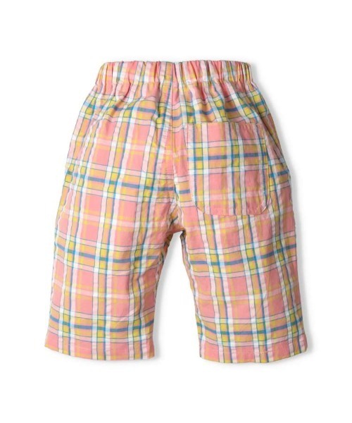 Crescent（クレッセント）の「サッカーチェック6分丈ハーフパンツ（その他パンツ・キッズ・ブルー/ピンク・130/120/110/100/90）」の10枚目の写真