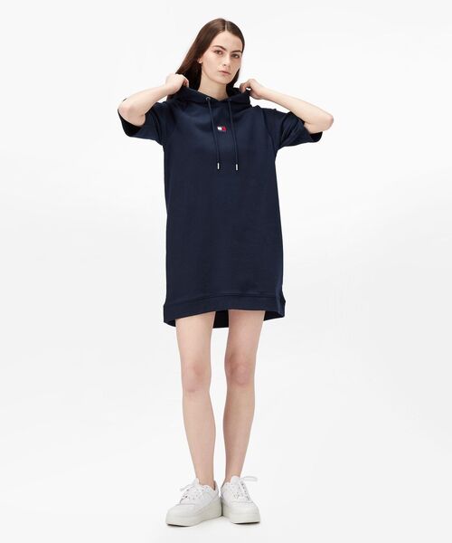 セール】クレストパーカーワンピース（ワンピース）｜TOMMY JEANS