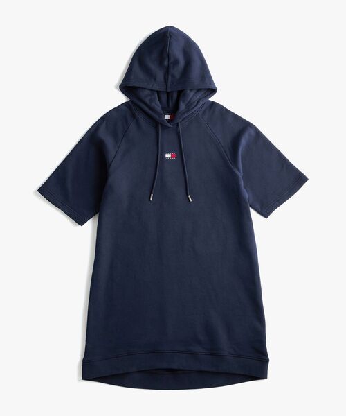 tommy jeans（トミー ジーンズ）の「クレストパーカーワンピース（ワンピース・レディース・ホワイト/ネイビー・X-SMALL/MEDIUM/SMALL）」の6枚目の写真