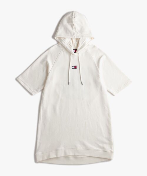 tommy jeans（トミー ジーンズ）の「クレストパーカーワンピース（ワンピース・レディース・ホワイト/ネイビー・X-SMALL/MEDIUM/SMALL）」の11枚目の写真