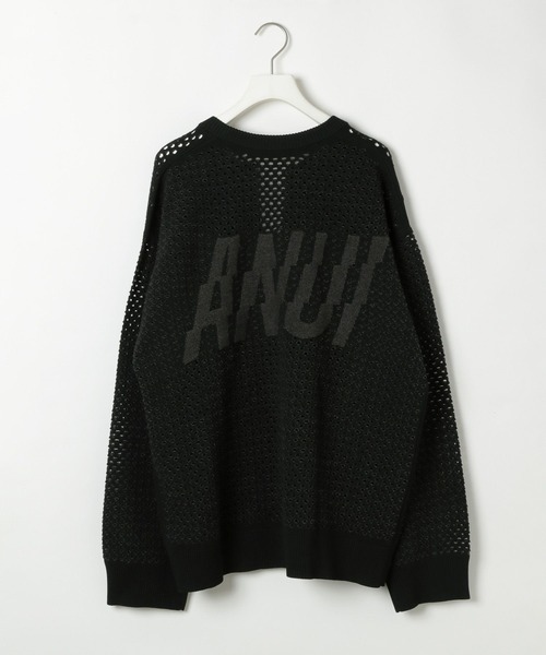 UNISEX】メッシュロゴZIPカーディガン（カーディガン/ボレロ