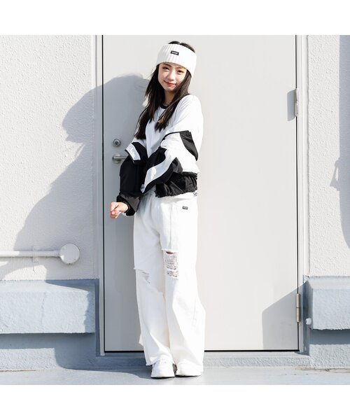 セール】パイピングブルゾン（ナイロンジャケット）｜algy（アルジー