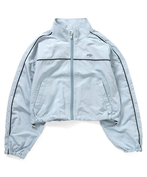 algy(アルジー)の「パイピングブルゾン(ナイロンジャケット・キッズ・ブラック/アイボリー/ミント・XX-SMALL/X-SMALL/MEDIUM/SMALL)」の15枚目の写真