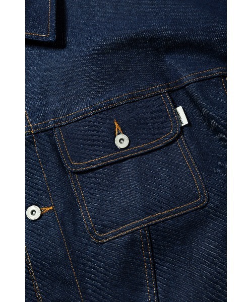 rehacer（レアセル）の「rehacer : Reverie Denim Jacket / レヴァリエ リジット デニムジャケット（デニムジャケット・メンズ・インディゴブルー・SMALL/MEDIUM/LARGE）」の5枚目の写真