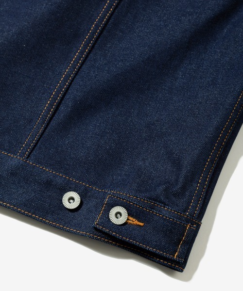 rehacer（レアセル）の「rehacer : Reverie Denim Jacket / レヴァリエ リジット デニムジャケット（デニムジャケット・メンズ・インディゴブルー・SMALL/MEDIUM/LARGE）」の9枚目の写真