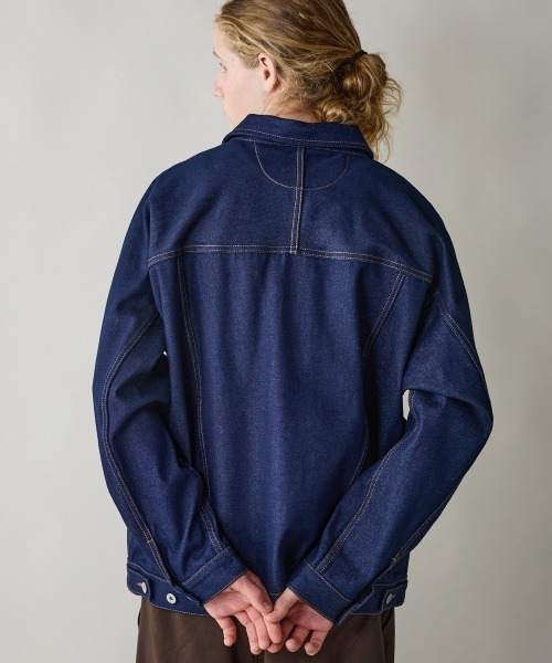 rehacer（レアセル）の「rehacer : Reverie Denim Jacket / レヴァリエ リジット デニムジャケット（デニムジャケット・メンズ・インディゴブルー・SMALL/MEDIUM/LARGE）」の14枚目の写真