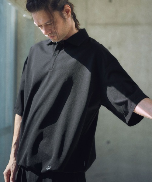 ポロシャツ ポロ ADAMPATEK/ripple looose polo shirt/リップルルーズポロシャツ(AP2514005) レディース メ ADAM PATEK ポロシャツ ポロ 「ADAMPATEK/アダムパテック