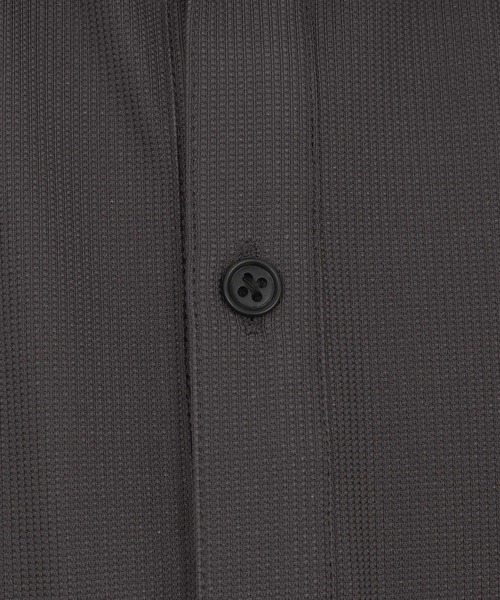 ADAM PATEK(アダムパテック)の「mhs2317-ripple looose polo shirt ポロシャツ(ポロシャツ・メンズ・ブラック/チャコール・2/1)」の21枚目の写真