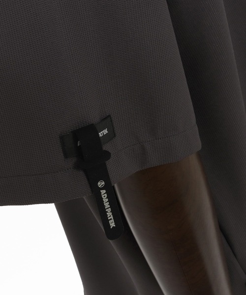 ADAM PATEK(アダムパテック)の「mhs2317-ripple looose polo shirt ポロシャツ(ポロシャツ・メンズ・ブラック/チャコール・2/1)」の22枚目の写真