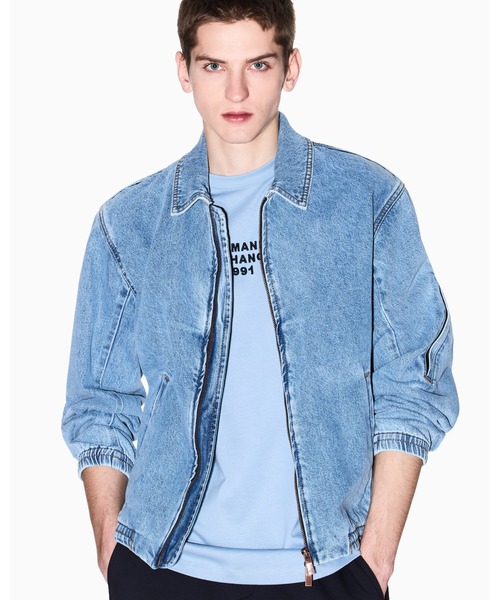 ARMANI EXCHANGE(アルマーニエクスチェンジ)の「【A|X アルマーニ エクスチェンジ】AXロゴ 半袖クルーネックTシャツ/REGULAR(Tシャツ/カットソー・メンズ・レッド/ダークネイビー/ライトブルー/ホワイト・X-LARGE/LARGE/SMALL/X-SMALL/XX-LARGE/MEDIUM)」の3枚目の写真