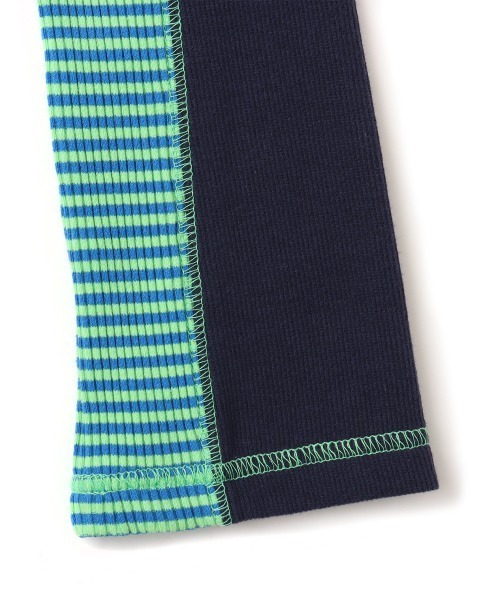 atmos pink(アトモスピンク)の「atmos pink V-Neck Raglan Long Sleeve T-shirt / アトモス ピンク ブイネック ラグラン ロング スリーブ ティーシャツ(Tシャツ/カットソー・レディース・グリーン/ブラック/ブルー・FREE)」の14枚目の写真