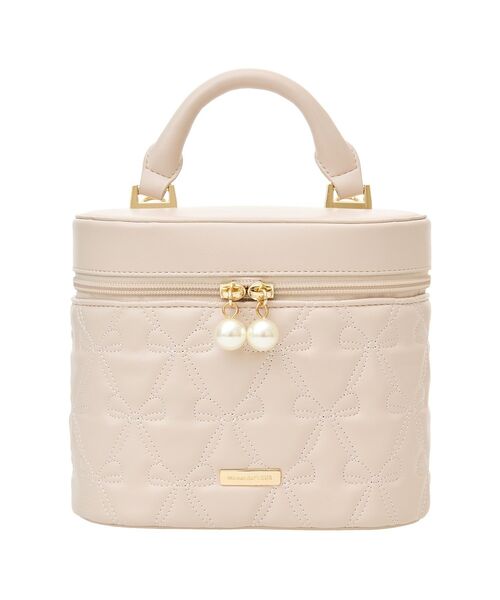 Maison de FLEUR｜リボンキルティングキューブショルダーバッグ