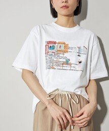 CITEN（シテン）の「＜CITEN＞CONVENIENCE YOUNG × CITEN グラフィックT ステートメント（Tシャツ/カットソー・レディース）」