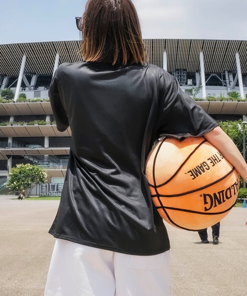 SPALDING(スポルディング)の「【SPALDING/スポルディング】Tシャツ スポンジ・ボブ ドリブル/スポンジボブコラボ吸水速乾UVカット半袖Tシャツ(Tシャツ/カットソー・メンズ・ホワイト/ブラック・MEDIUM/LARGE/X-LARGE)」の14枚目の写真