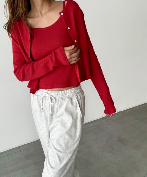 CANAL JEAN（キャナルジーン）の「El mar　アイレットアンサンブル（アンサンブル・レディース・レッド/クリーム/ブラック/ホワイト/ネイビー・ONE SIZE）」の5枚目の写真