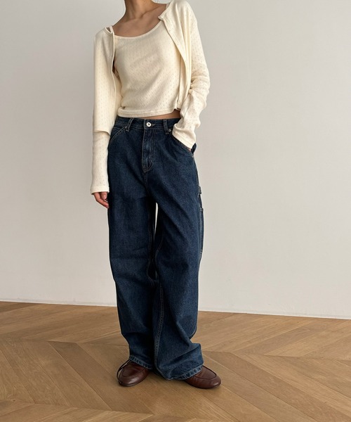 CANAL JEAN（キャナルジーン）の「El mar　アイレットアンサンブル（アンサンブル・レディース・レッド/クリーム/ブラック/ホワイト/ネイビー・ONE SIZE）」の7枚目の写真